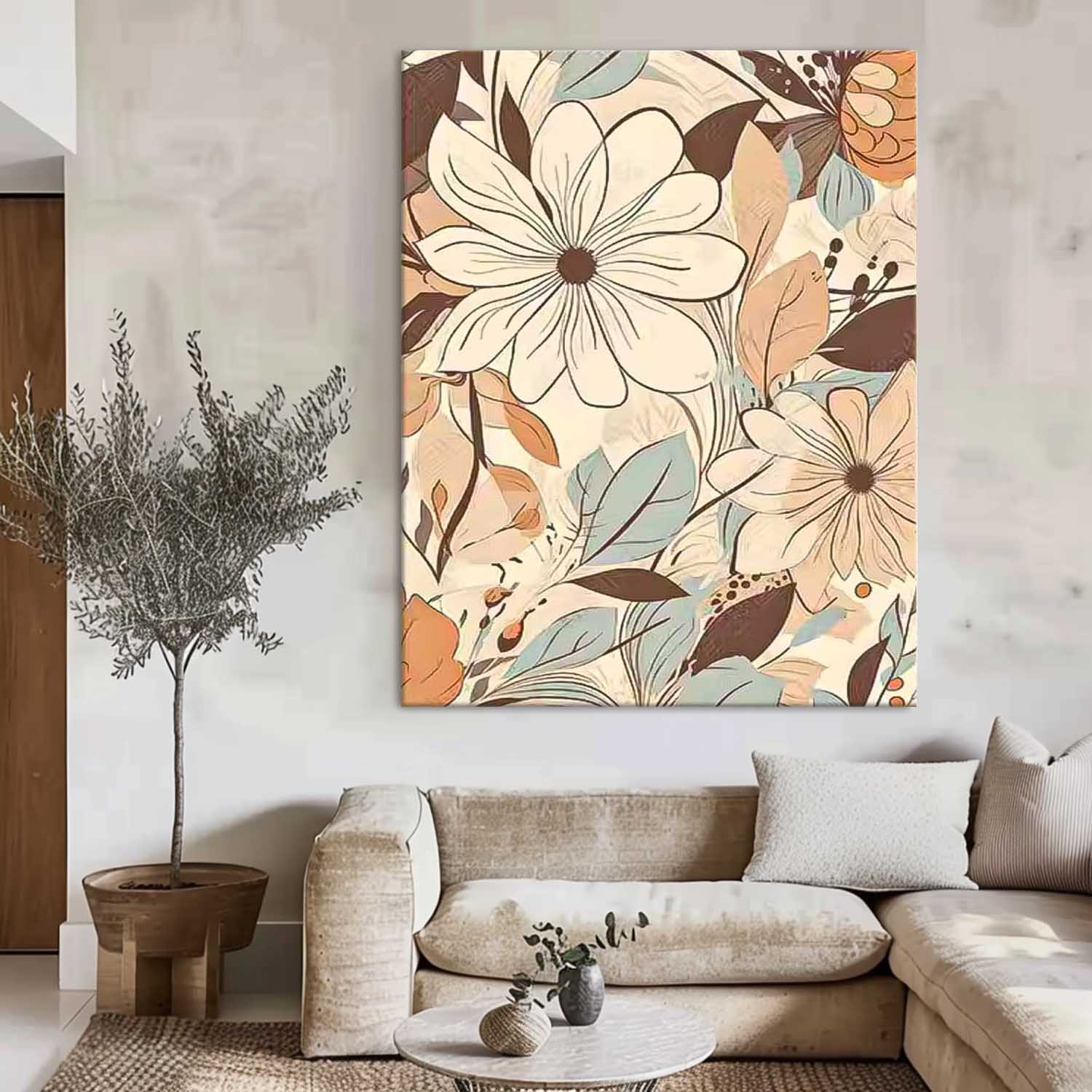 Flower Canvas Art #FL120