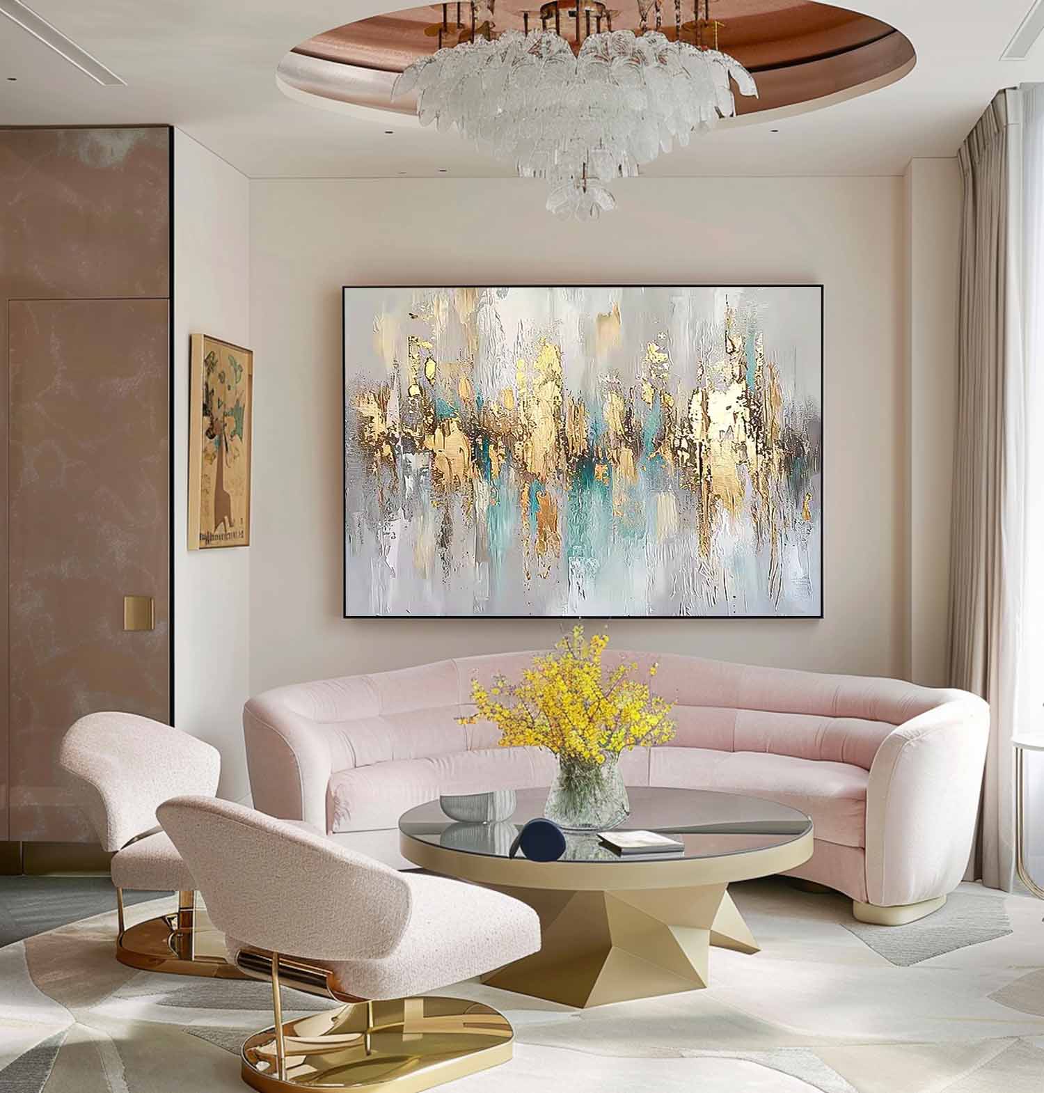 Abstract Canvas Art #AB558