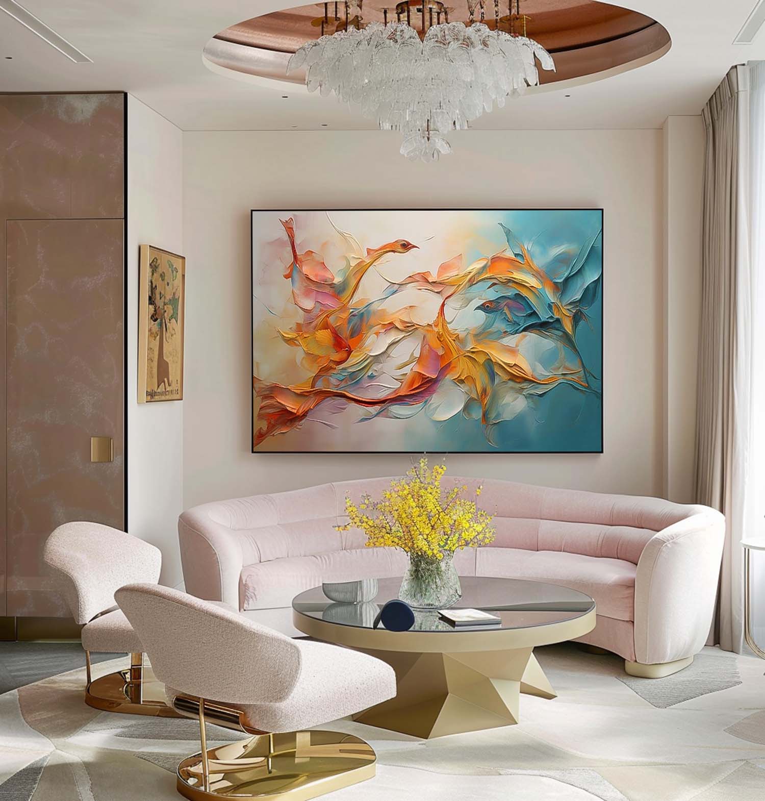 Abstract Canvas Art #AB522