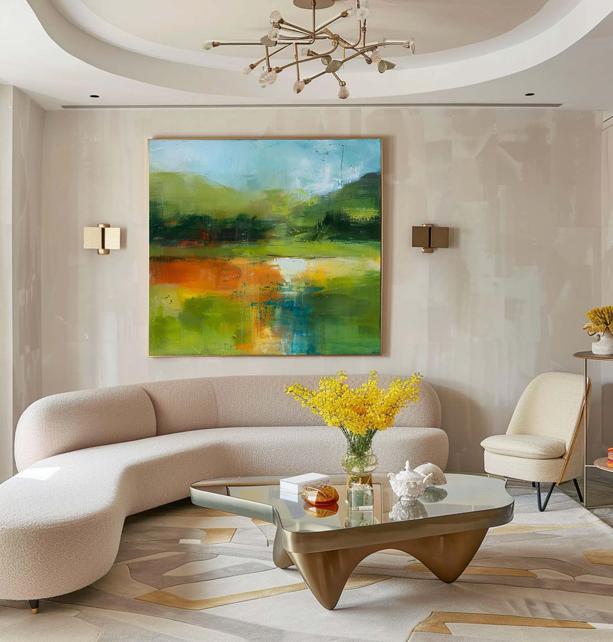 Abstract Canvas Art #AB616
