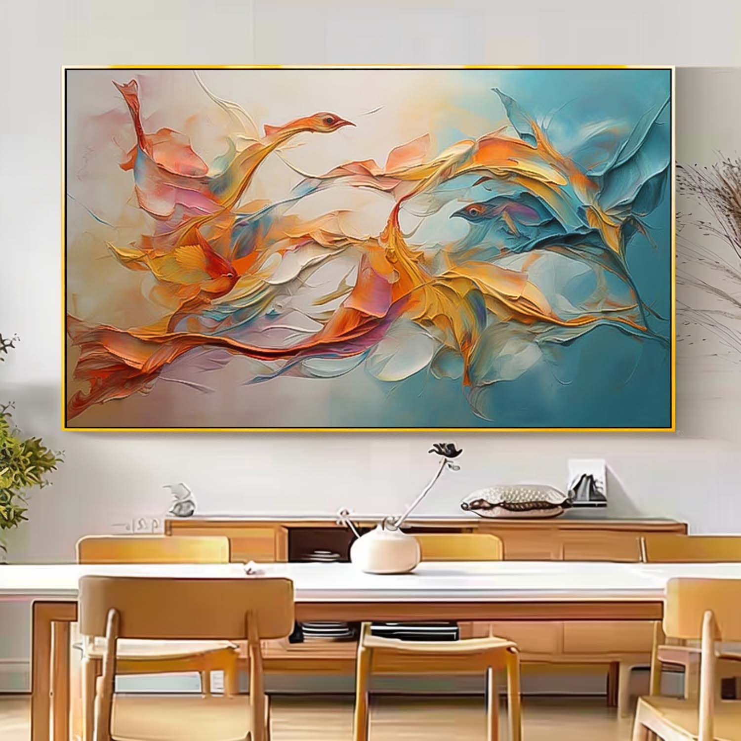 Abstract Canvas Art #AB522