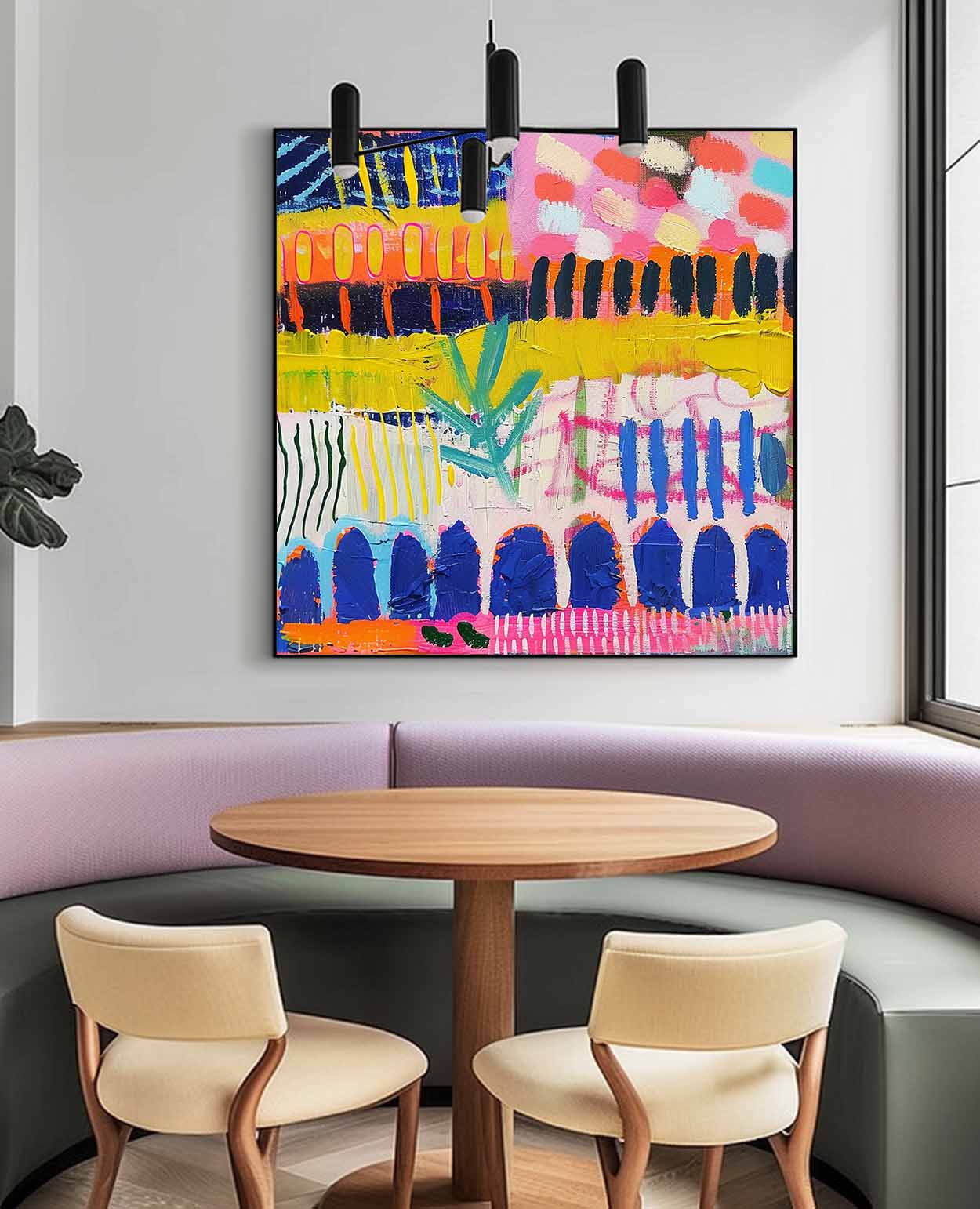 Abstract Canvas Art #AB683