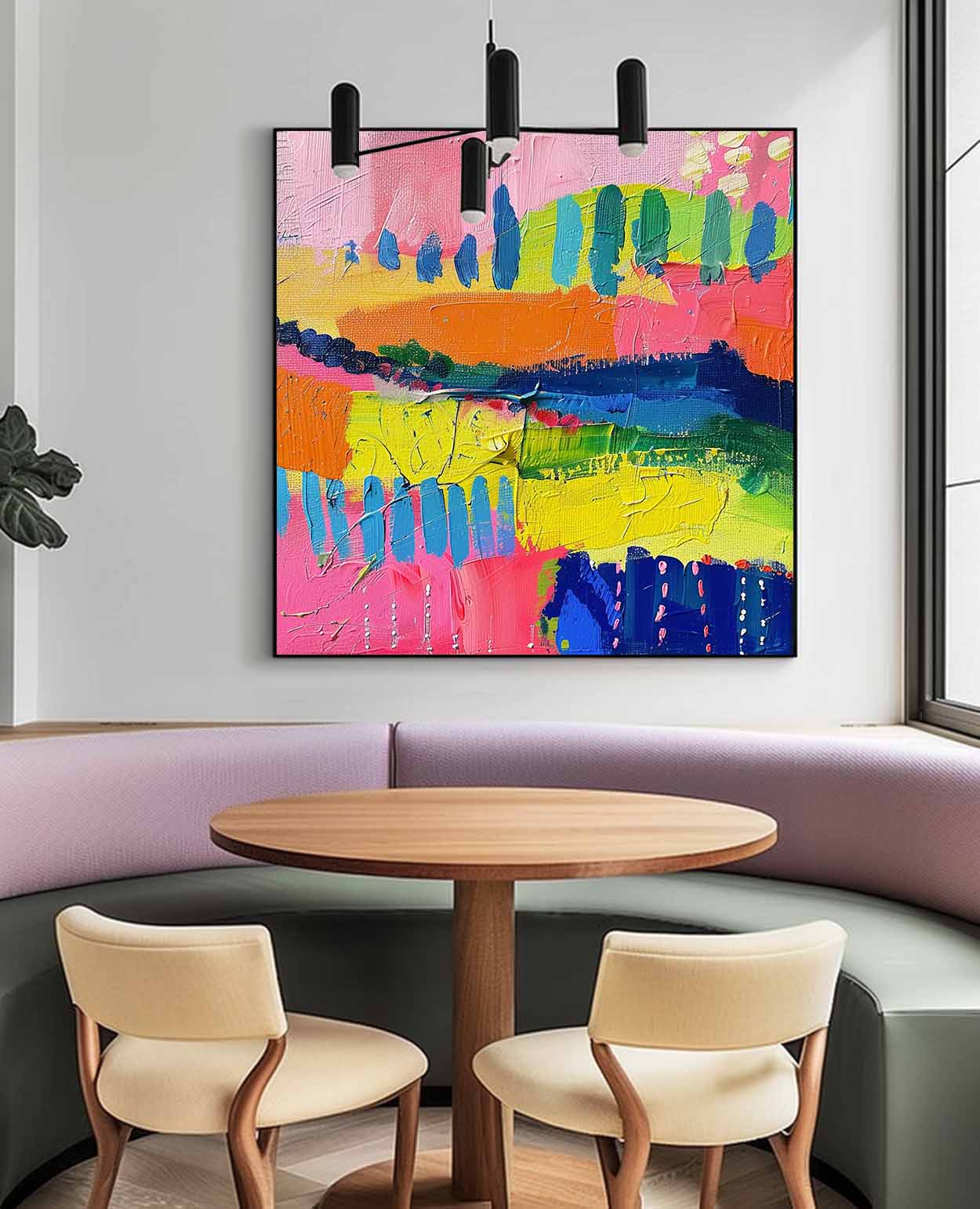 Abstract Canvas Art #AB685