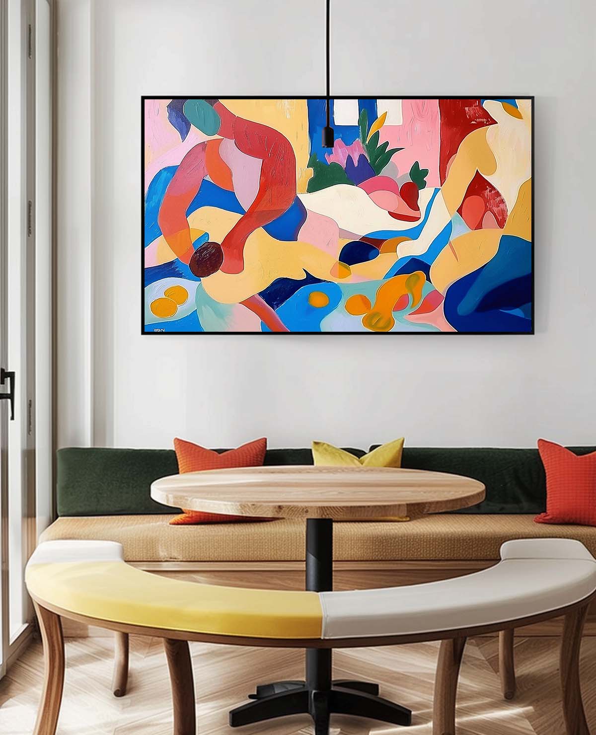 Abstract Canvas Art #AB544