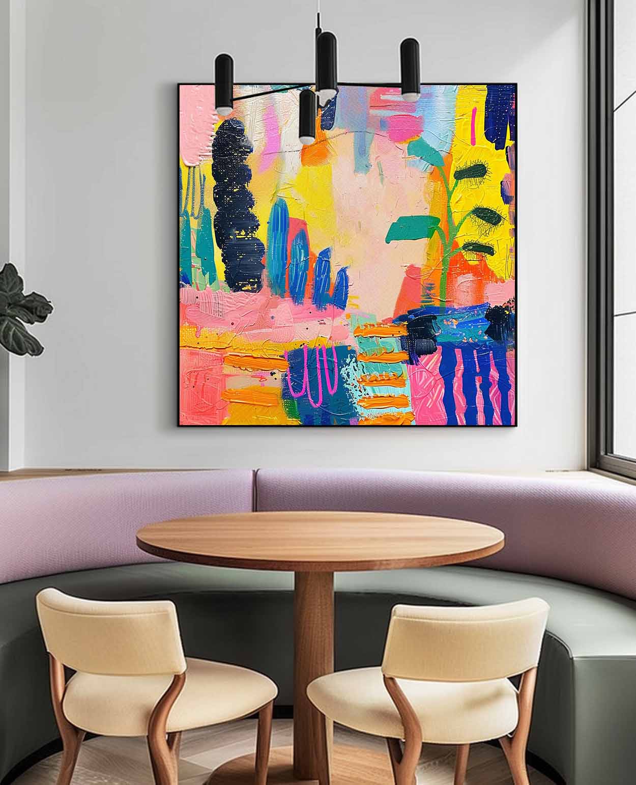 Abstract Canvas Art #AB684