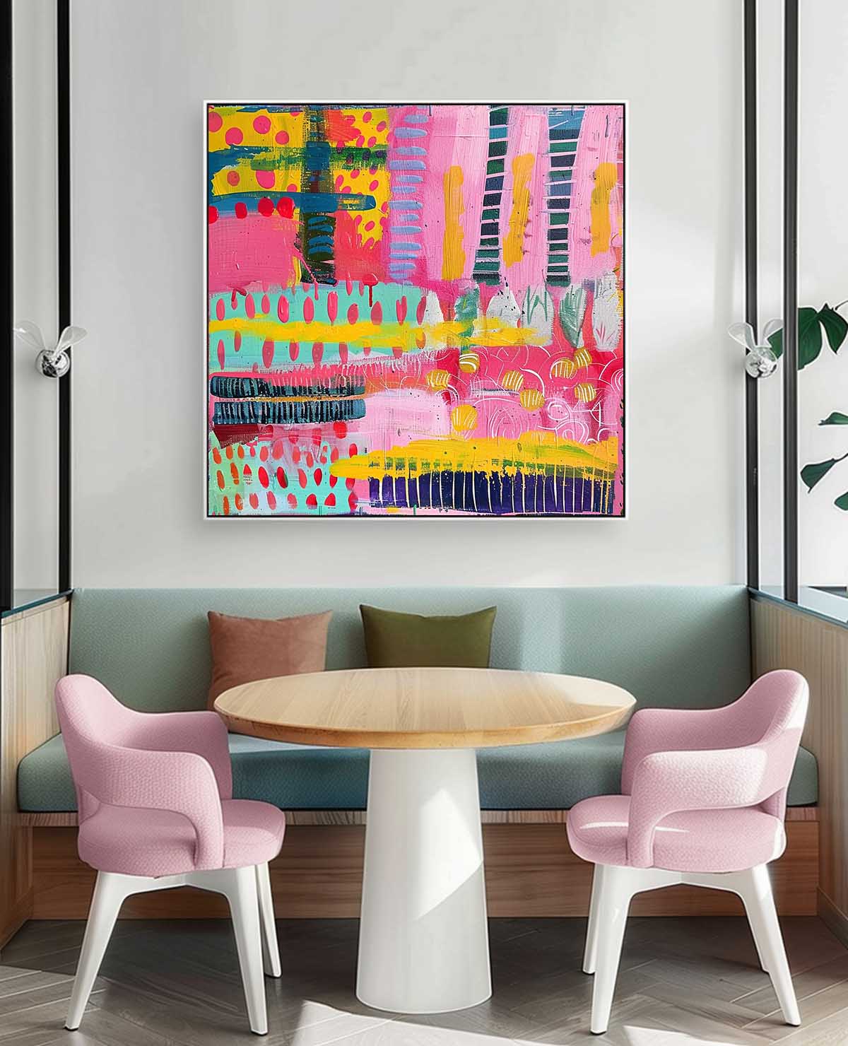 Abstract Canvas Art #AB676