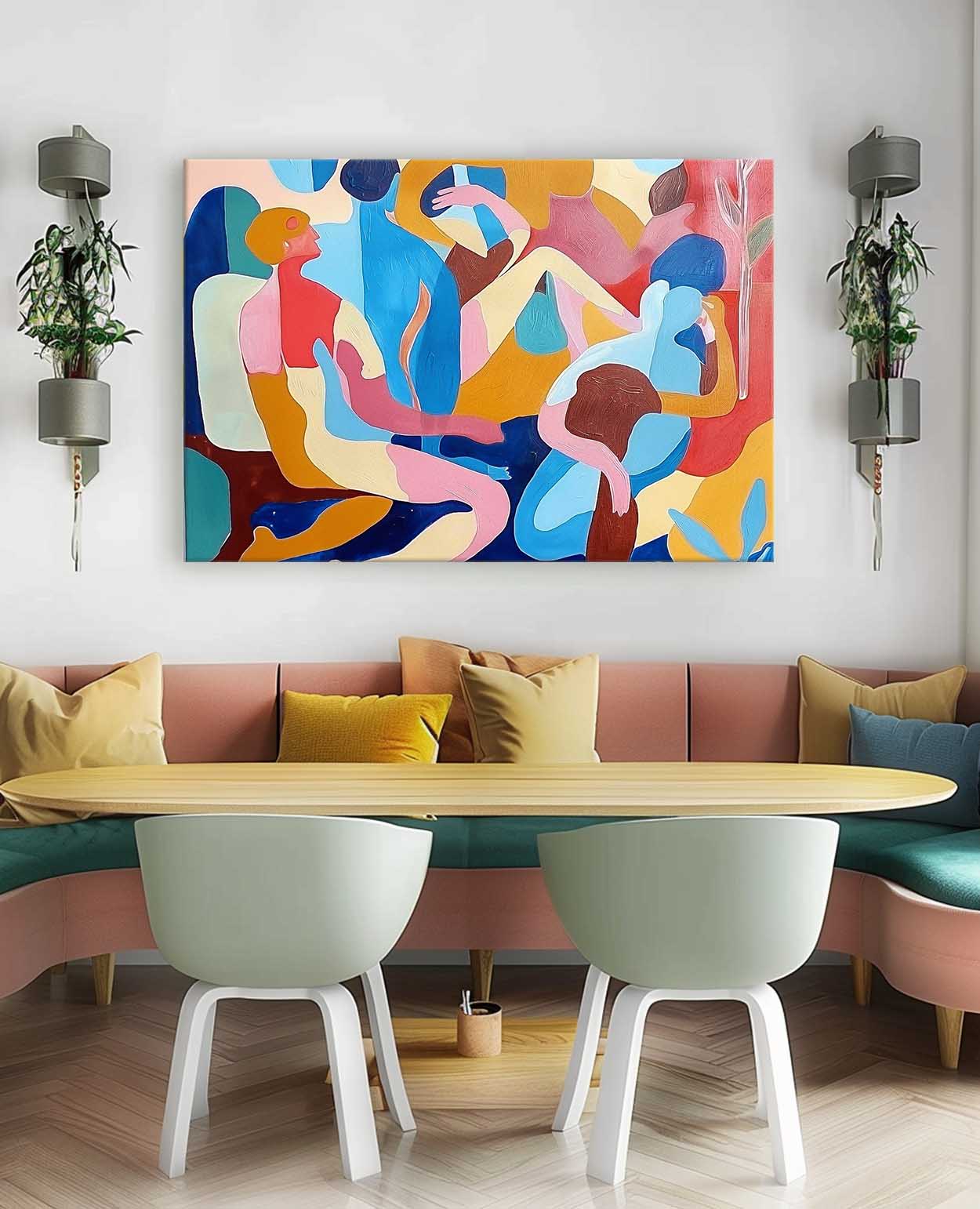 Abstract Canvas Art #AB546