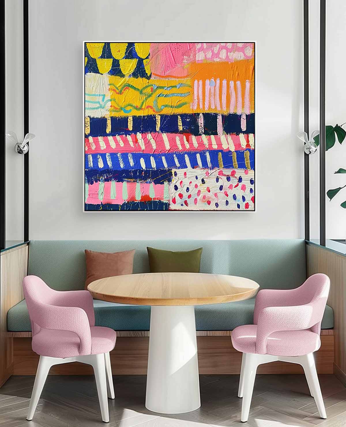 Abstract Canvas Art #AB680