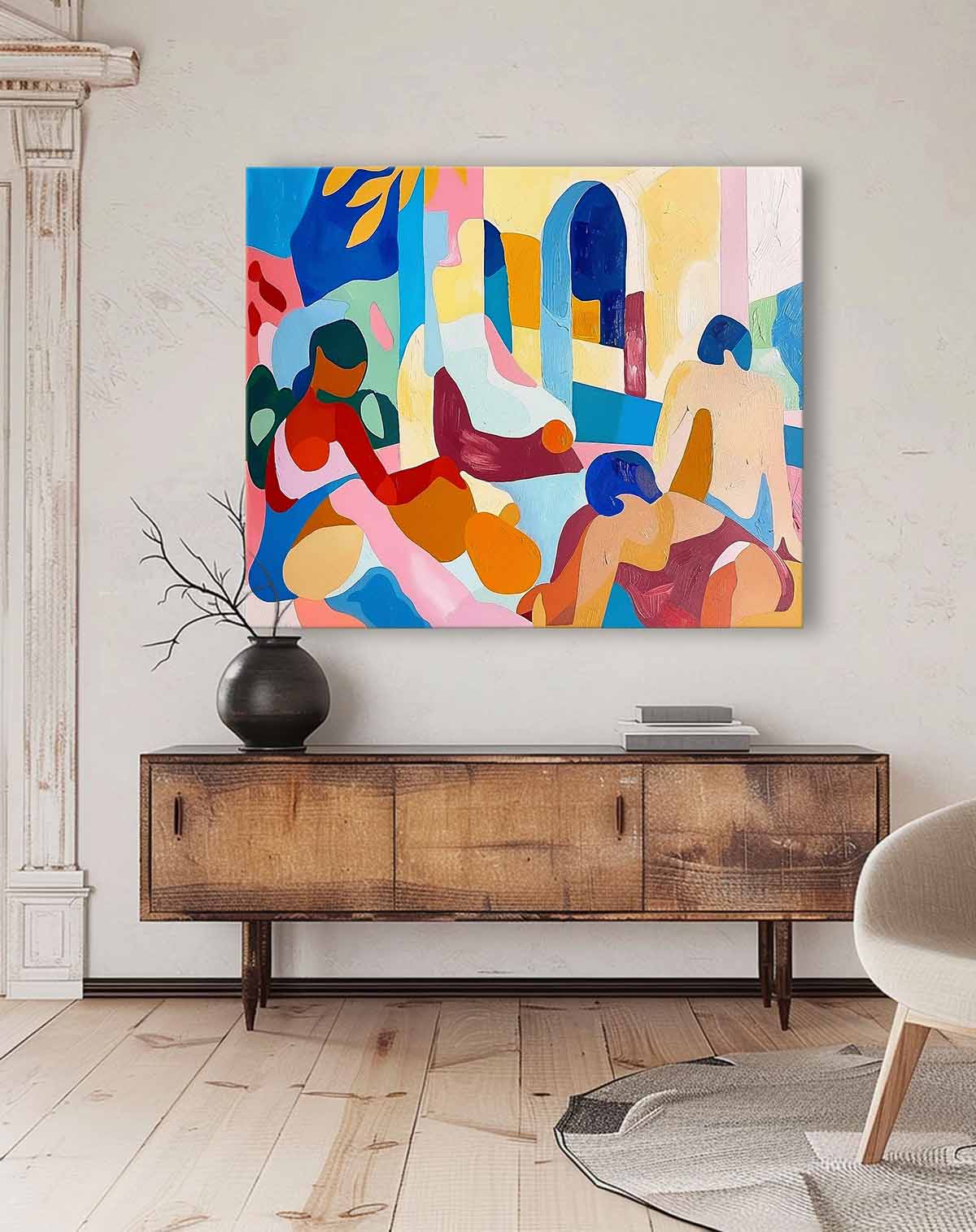 Abstract Canvas Art #AB550