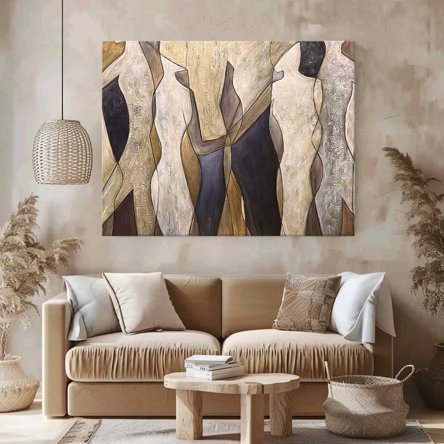 Abstract Canvas Art #AB526