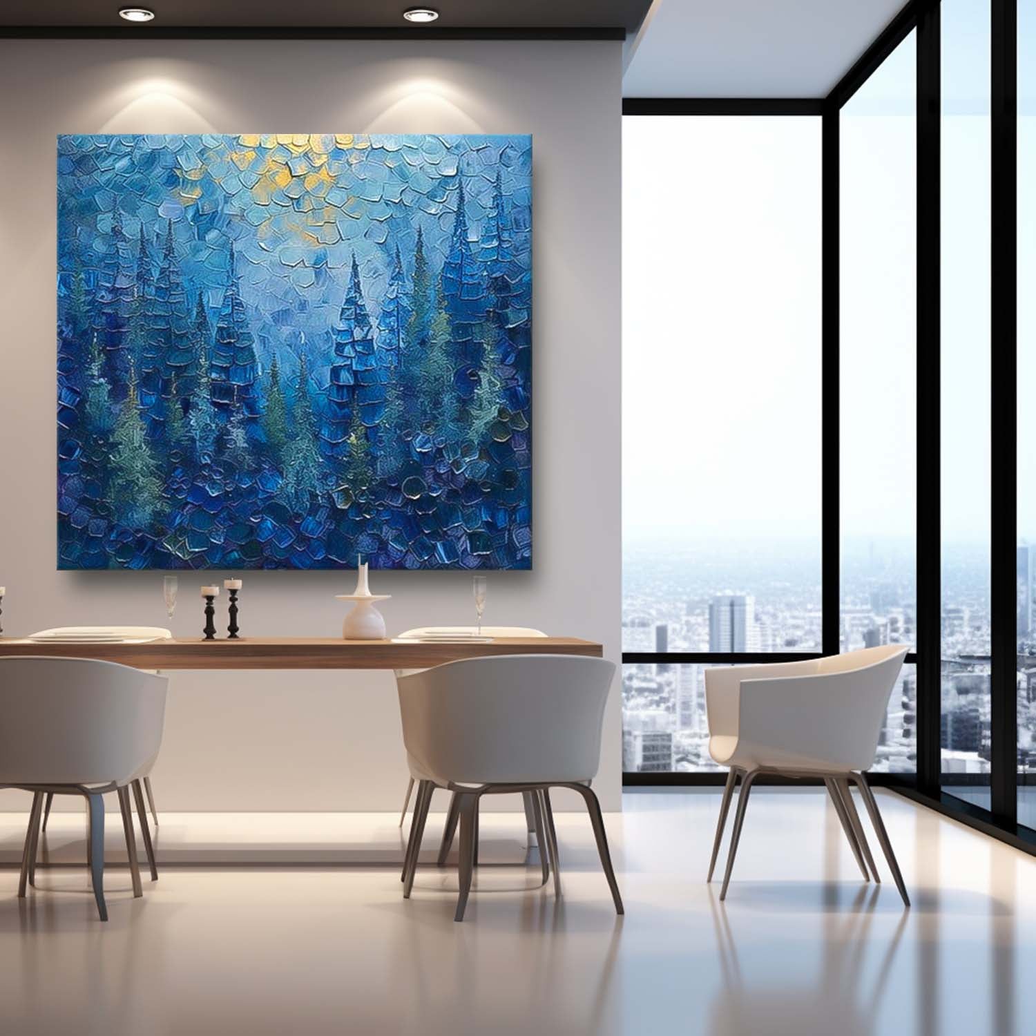 Abstract Canvas Art #AB527