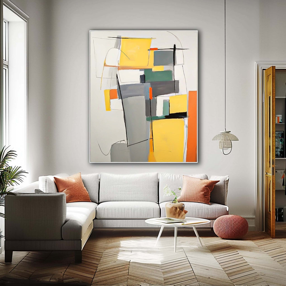 Abstract Canvas Art #AB515