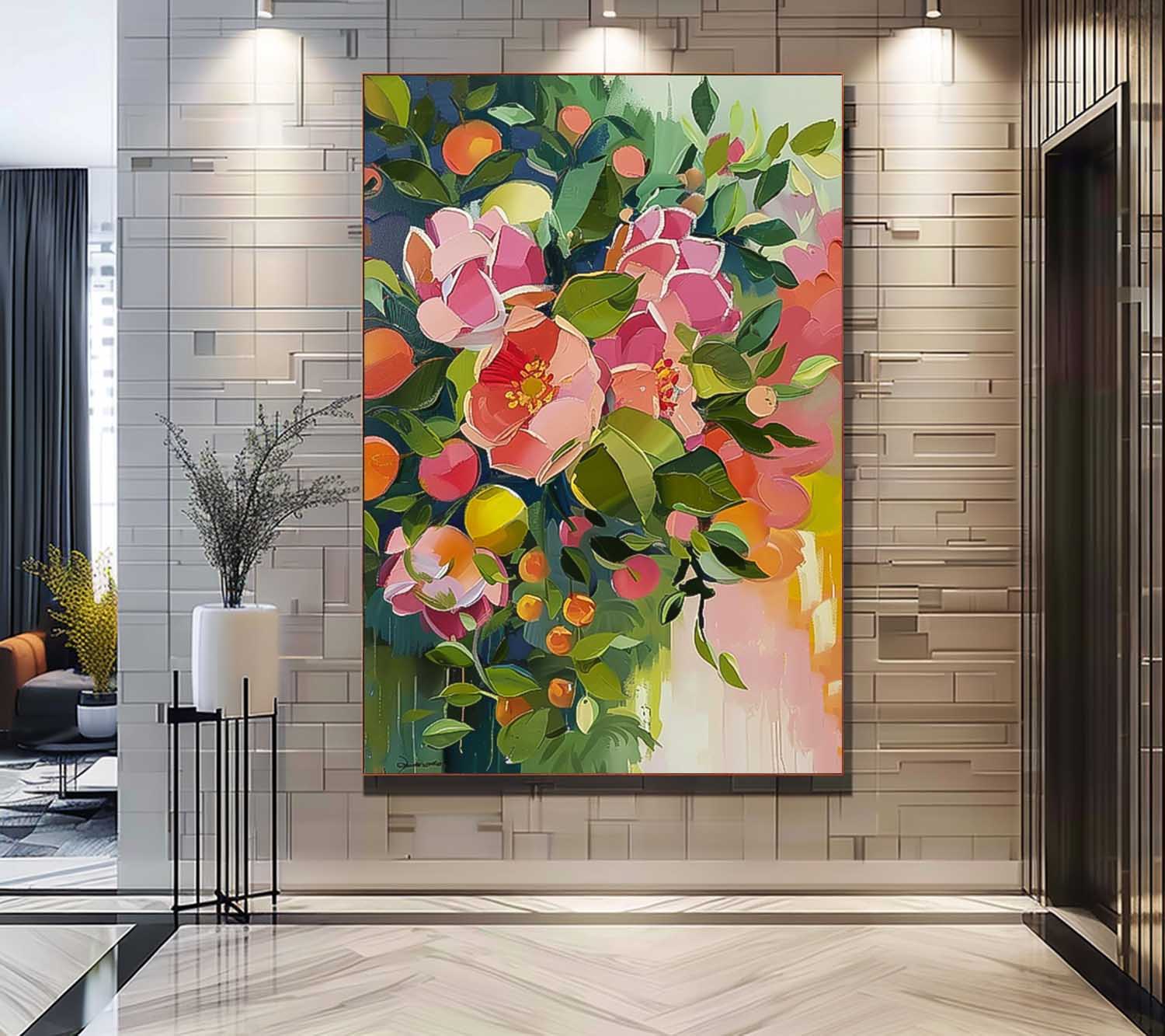 Flower Canvas Art #FL088