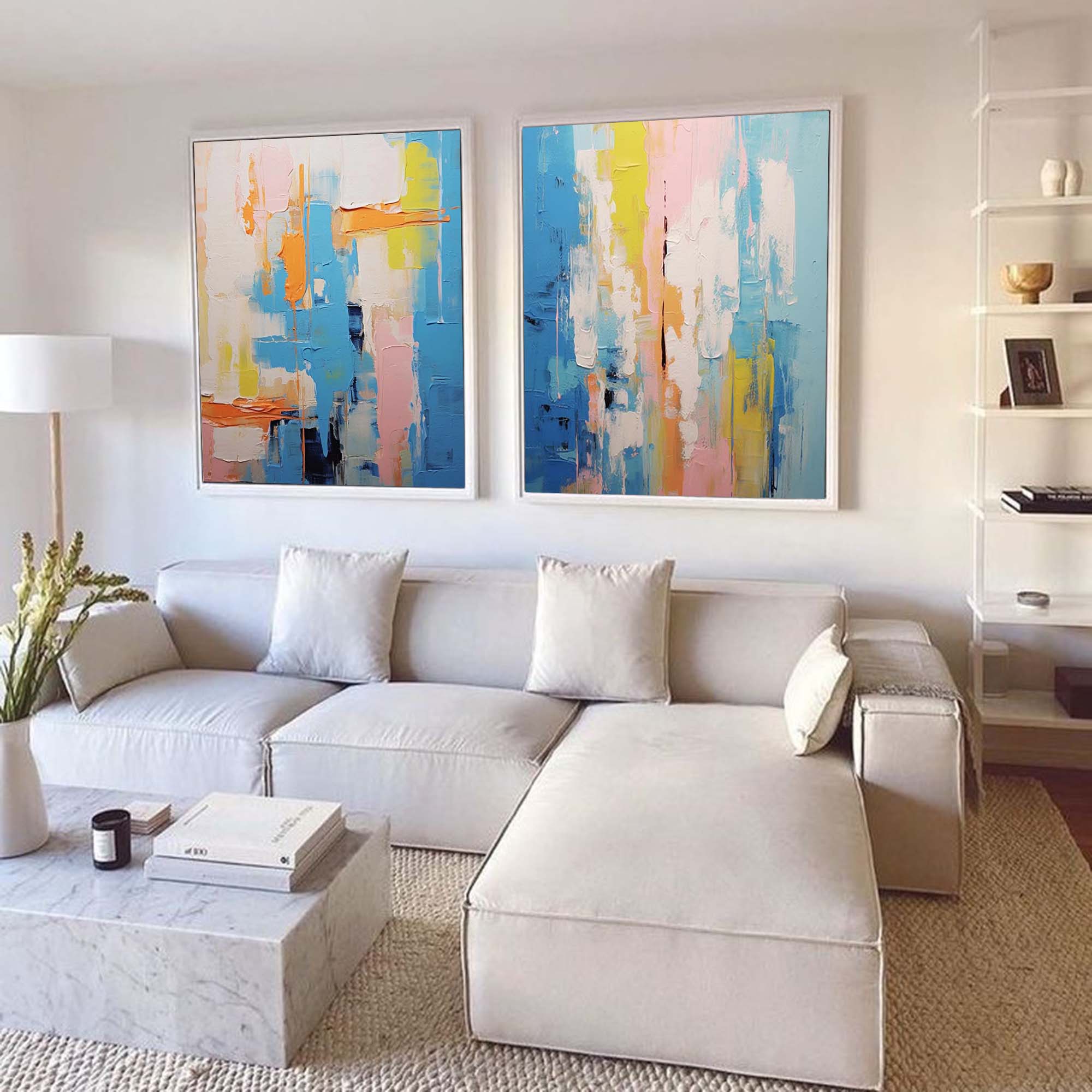 Abstract Canvas Art #AB143