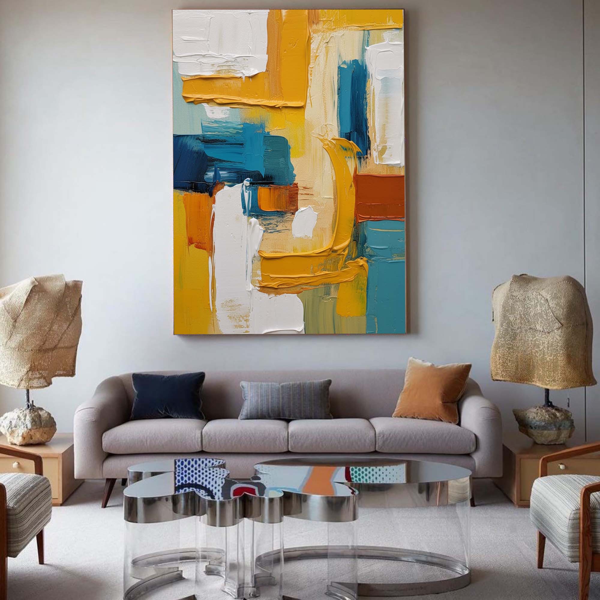Abstract Canvas Art #AB174