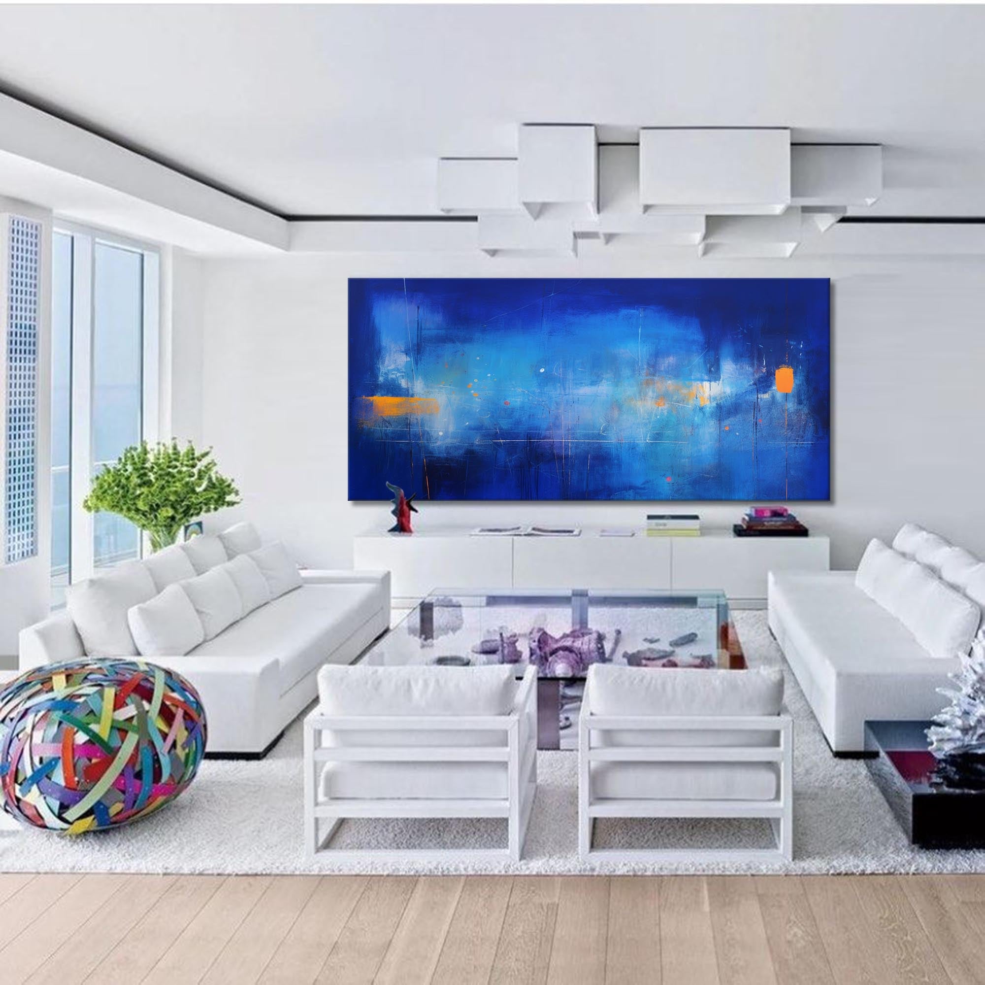 Abstract Canvas Art #AB216