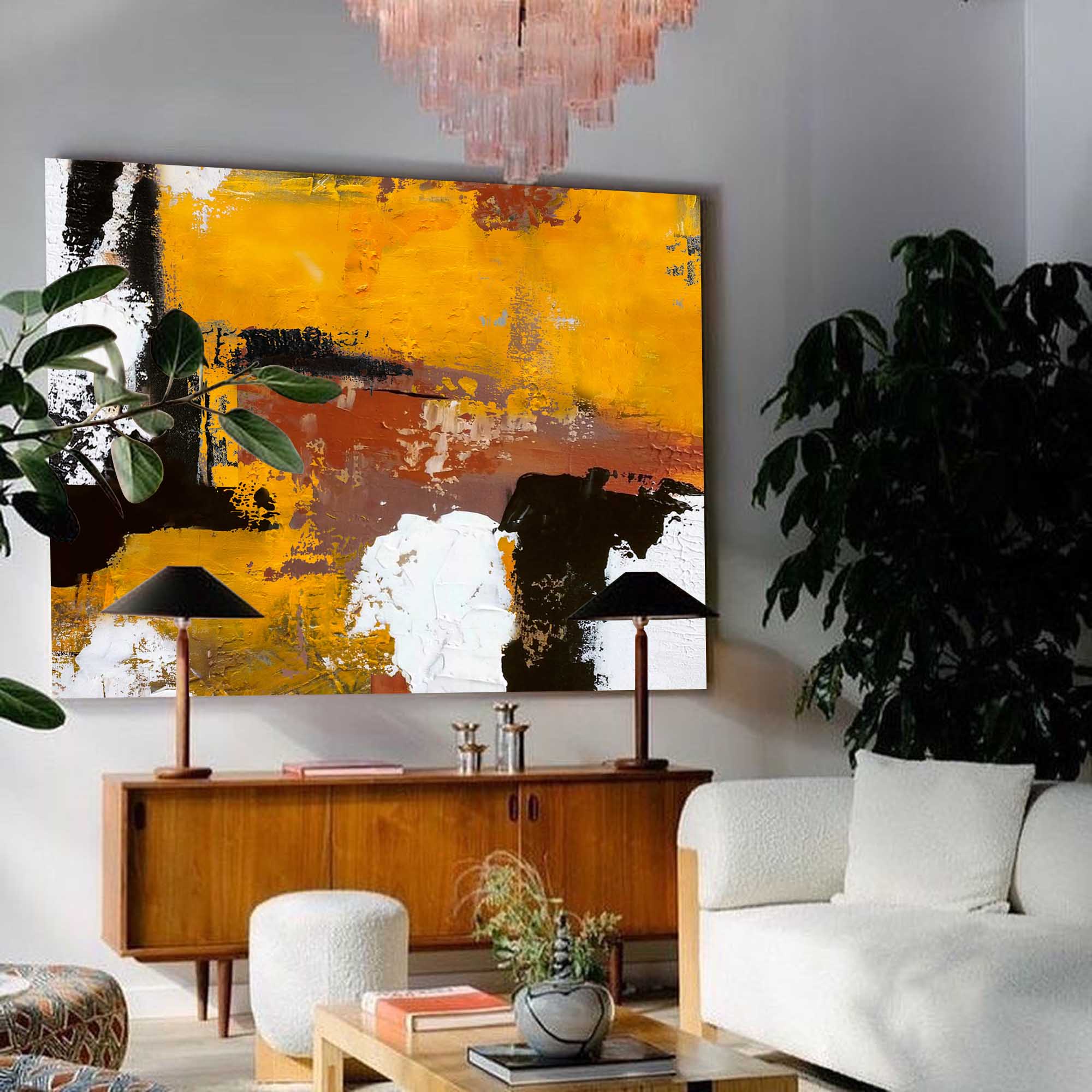 Abstract Canvas Art #AB112