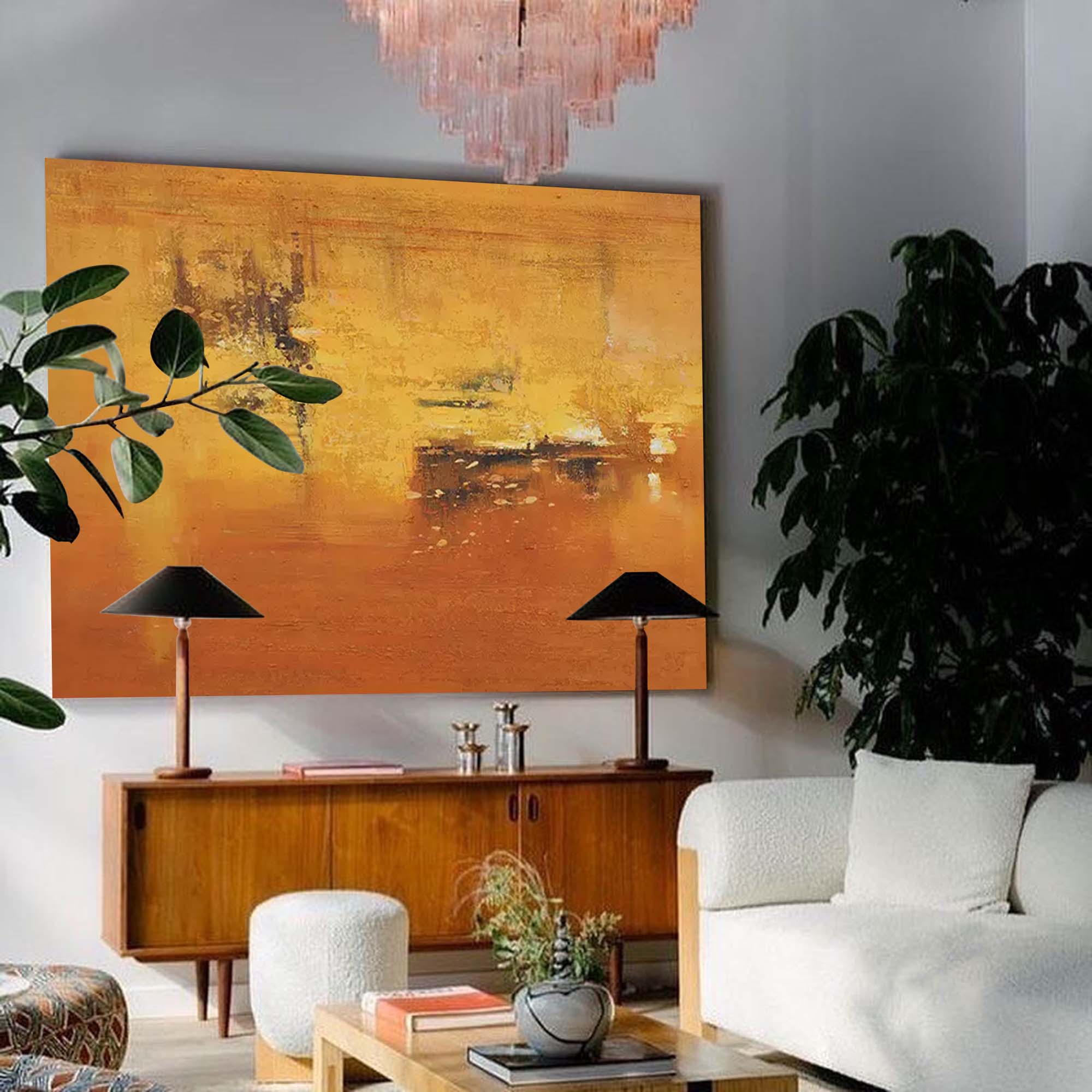 Abstract Canvas Art #AB127