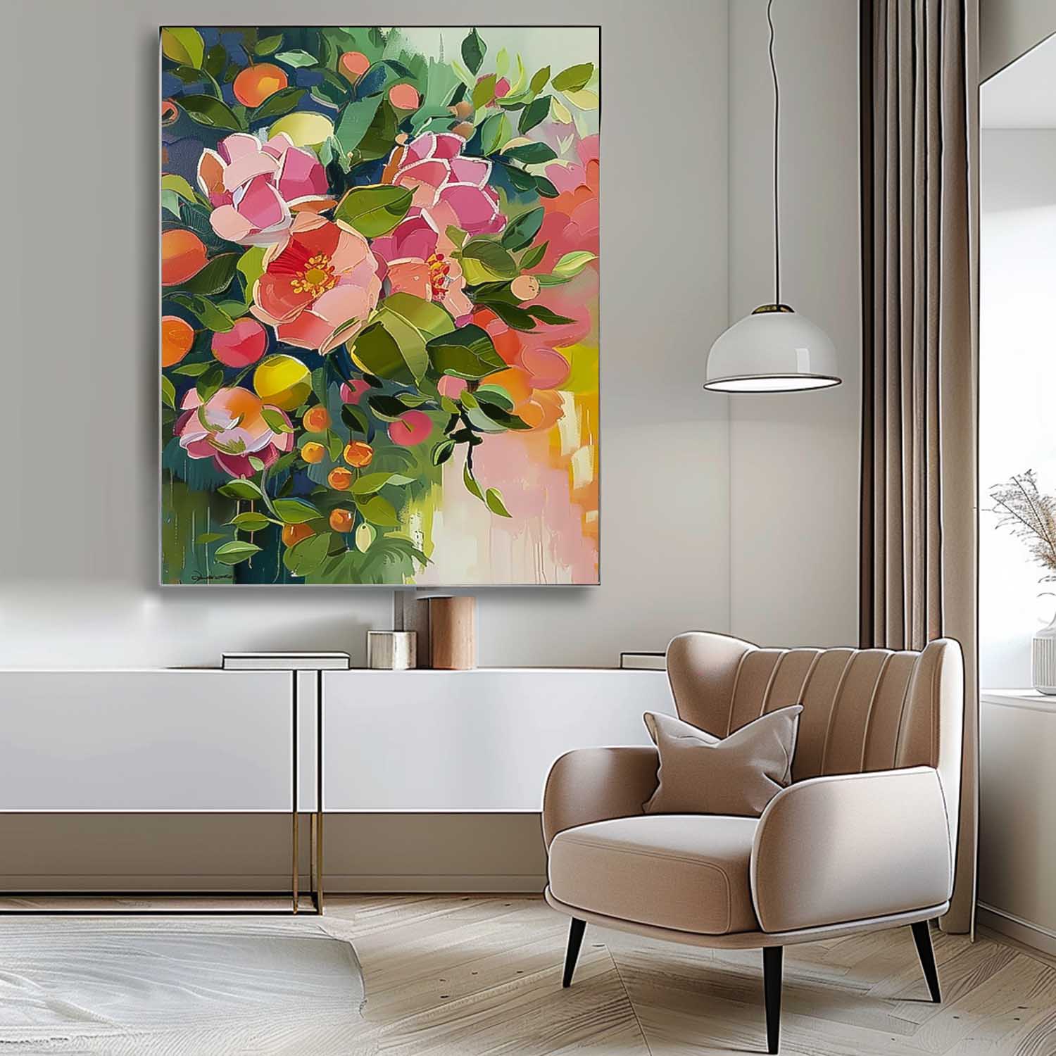 Flower Canvas Art #FL088