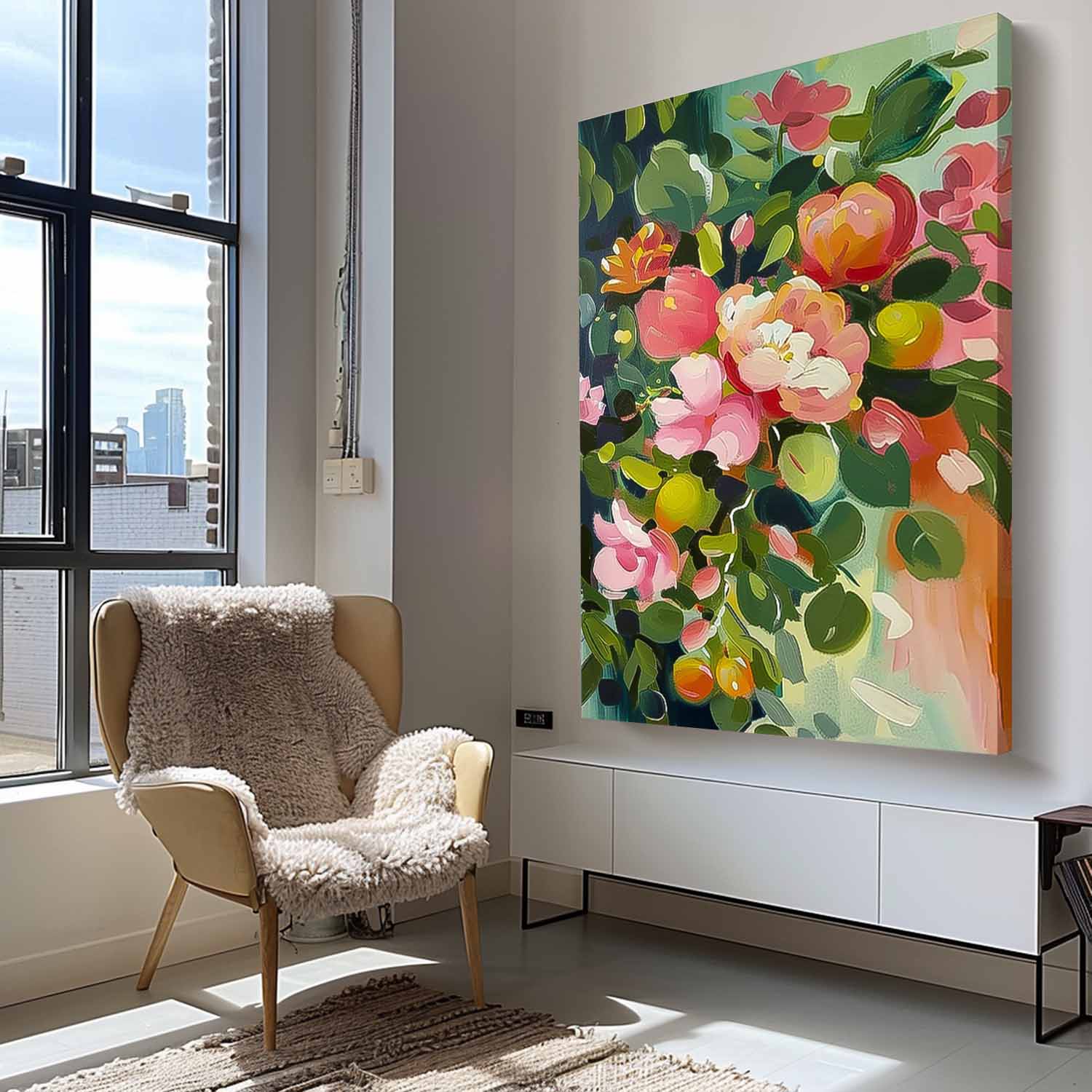 Flower Canvas Art #FL087