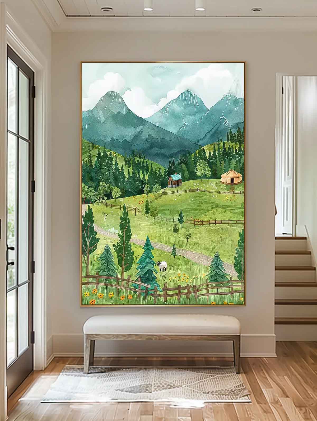Landscape Canvas Art #LA030