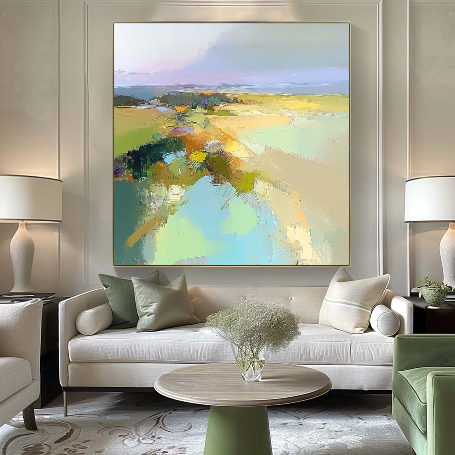 Abstract Canvas Art #AB692