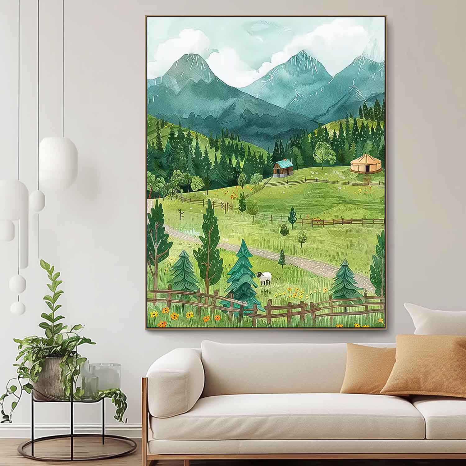 Landscape Canvas Art #LA030