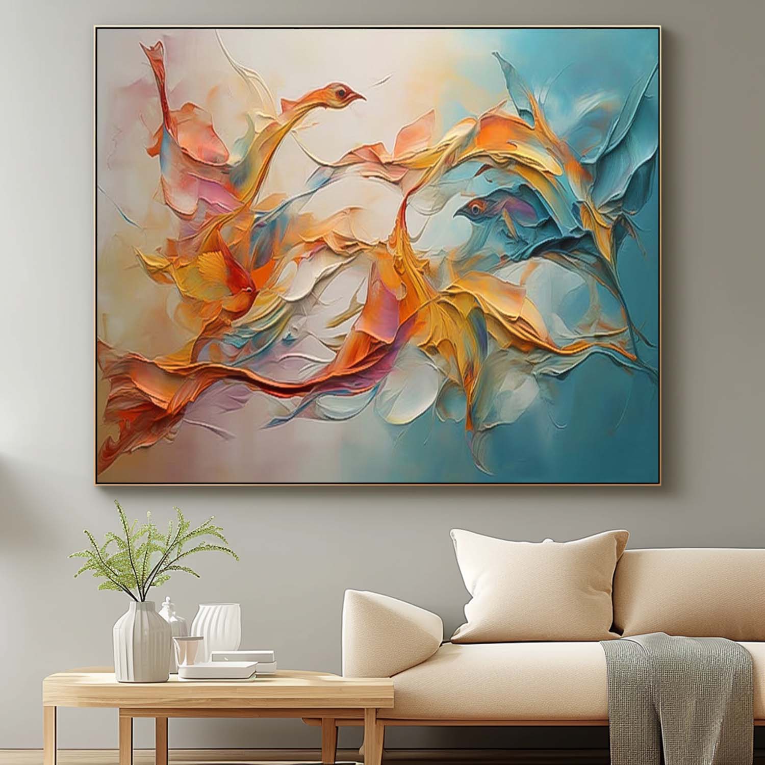 Abstract Canvas Art #AB522