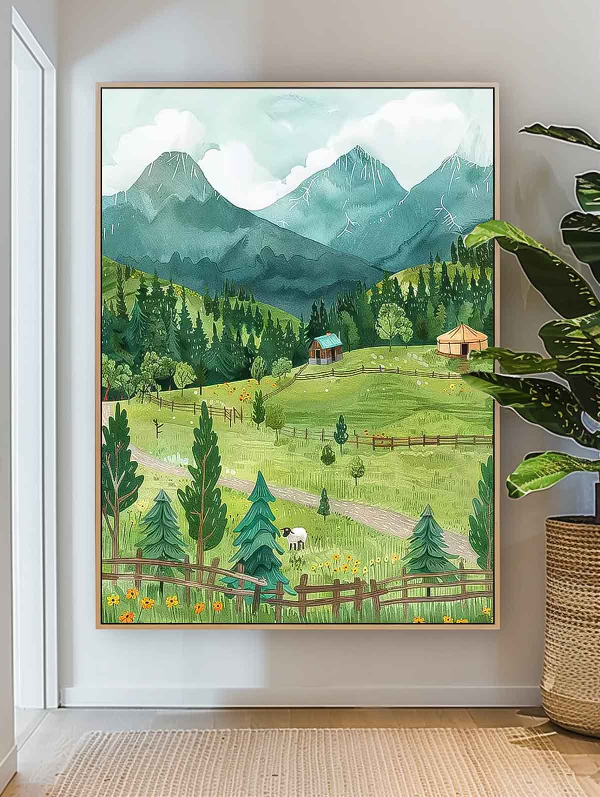 Landscape Canvas Art #LA030