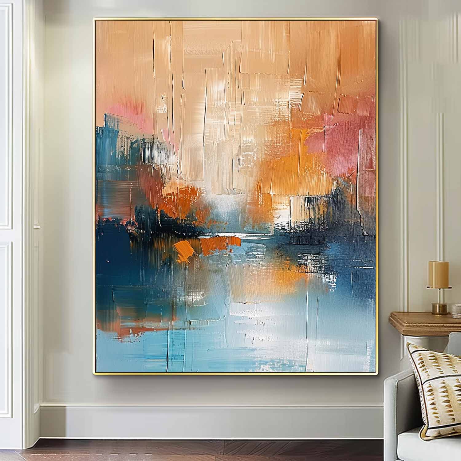 Abstract Canvas Art #AB645