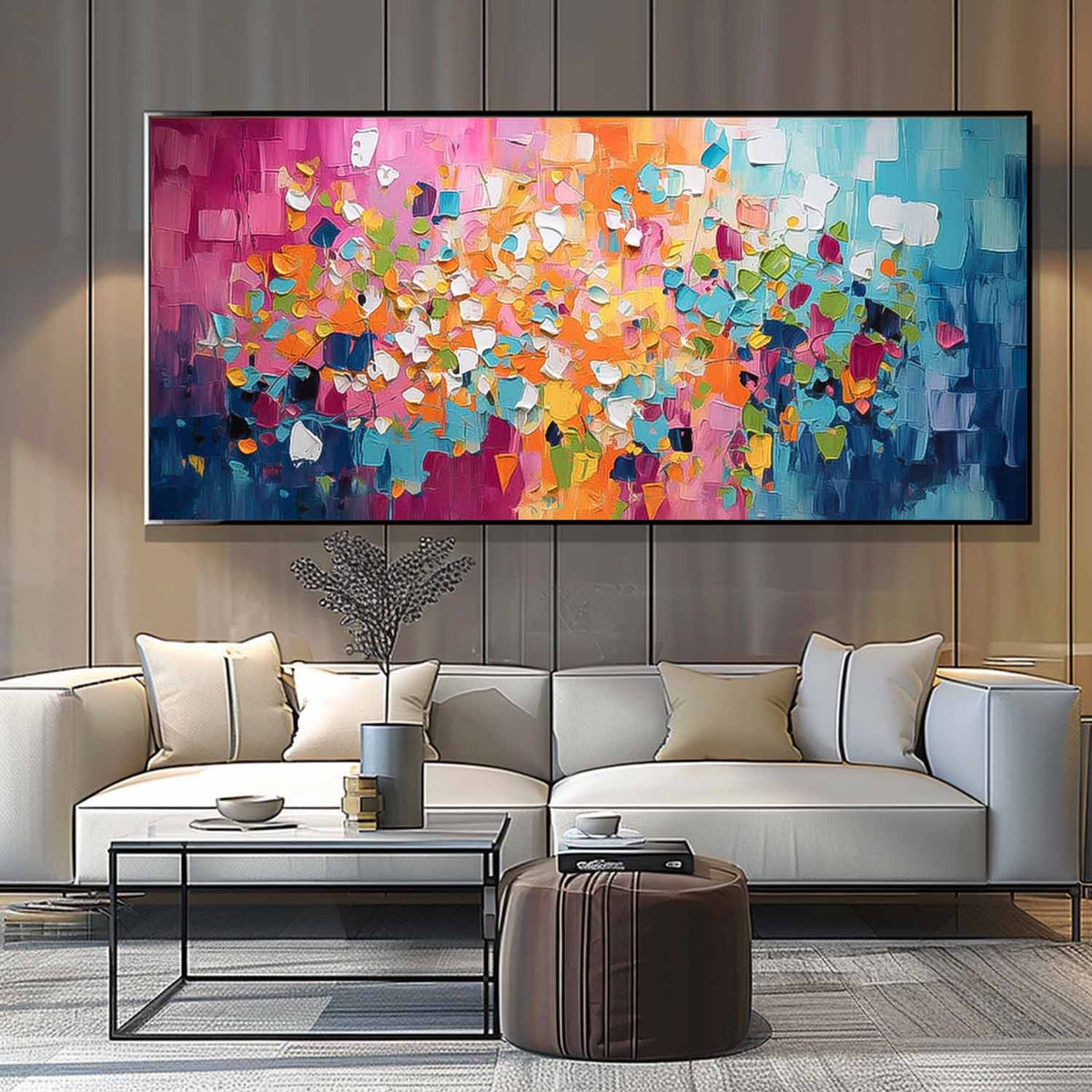 Abstract Canvas Art #AB520