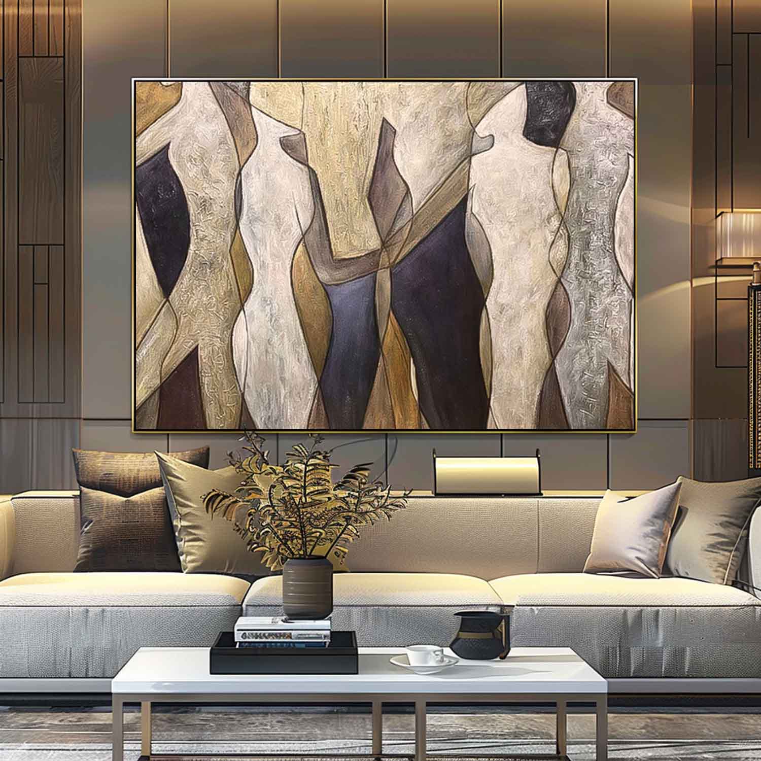 Abstract Canvas Art #AB526