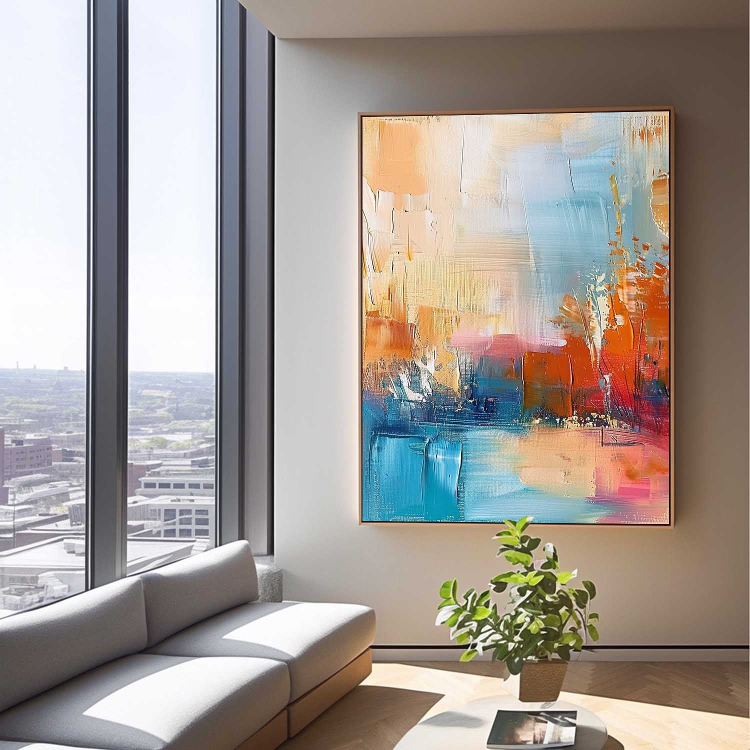 Abstract Canvas Art #AB644