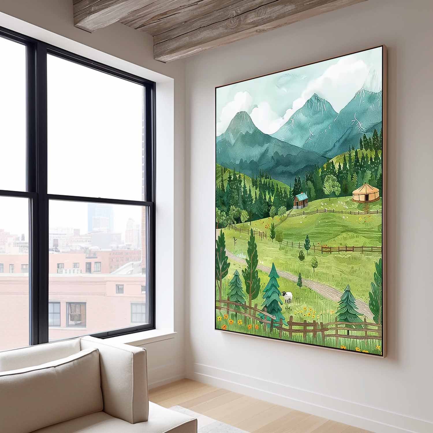 Landscape Canvas Art #LA030