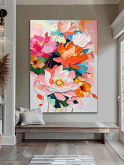 Flower Canvas Art #FL136